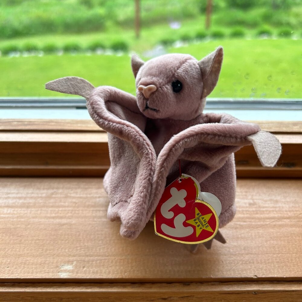 Vintage RARE Batty the Bat TY Beanie Baby